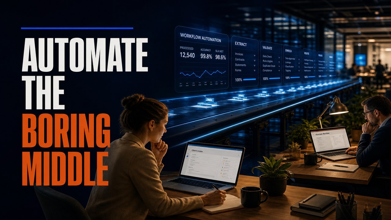 Automate the Boring Middle, Not the Edges