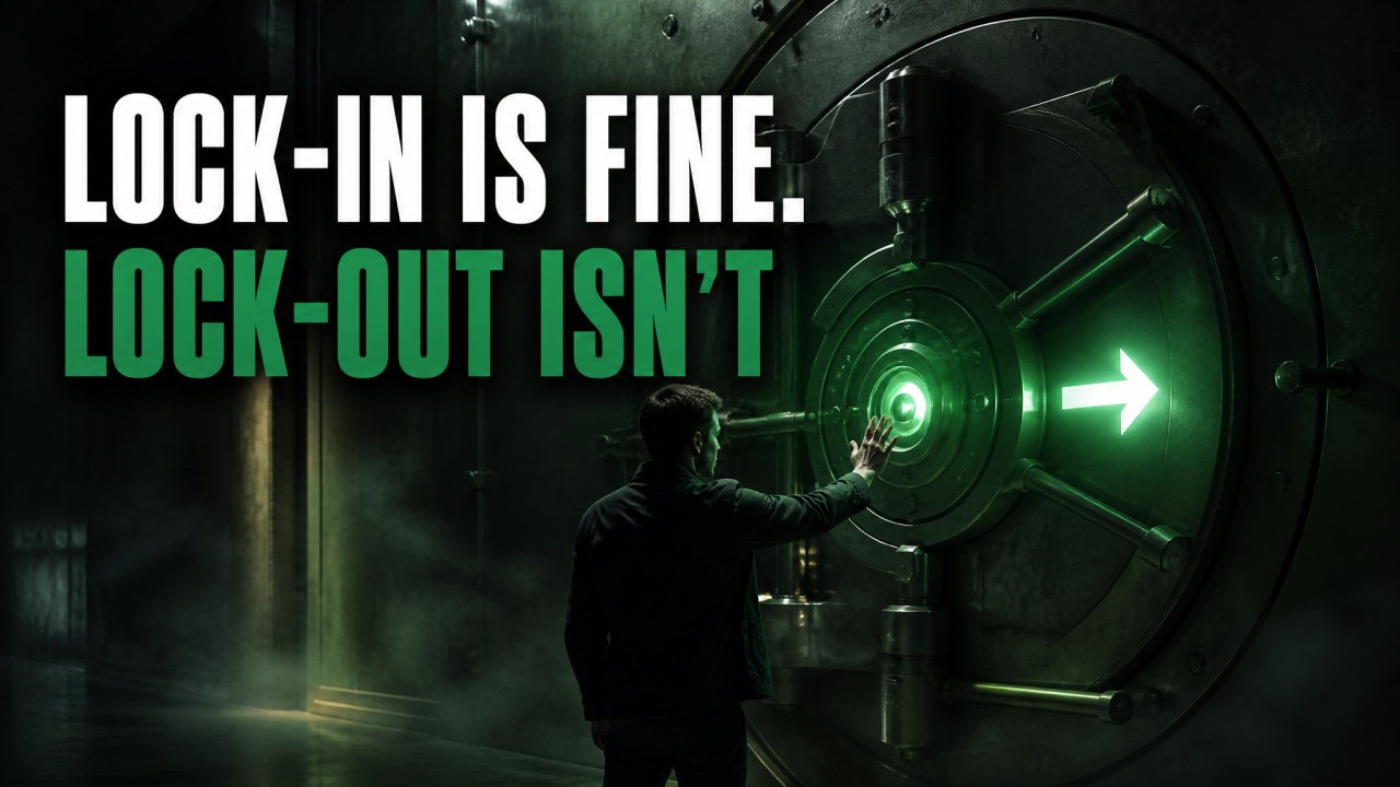 Lock-In Is Fine. Lock-Out Isn't.