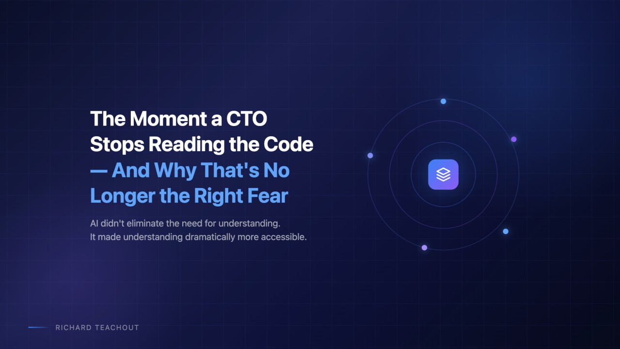 The Moment a CTO Stops Reading the Code