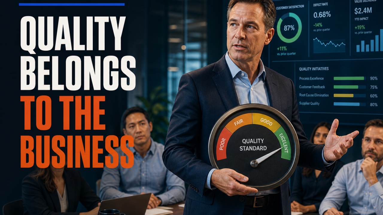 Put the Quality Bar in the Business's Hands