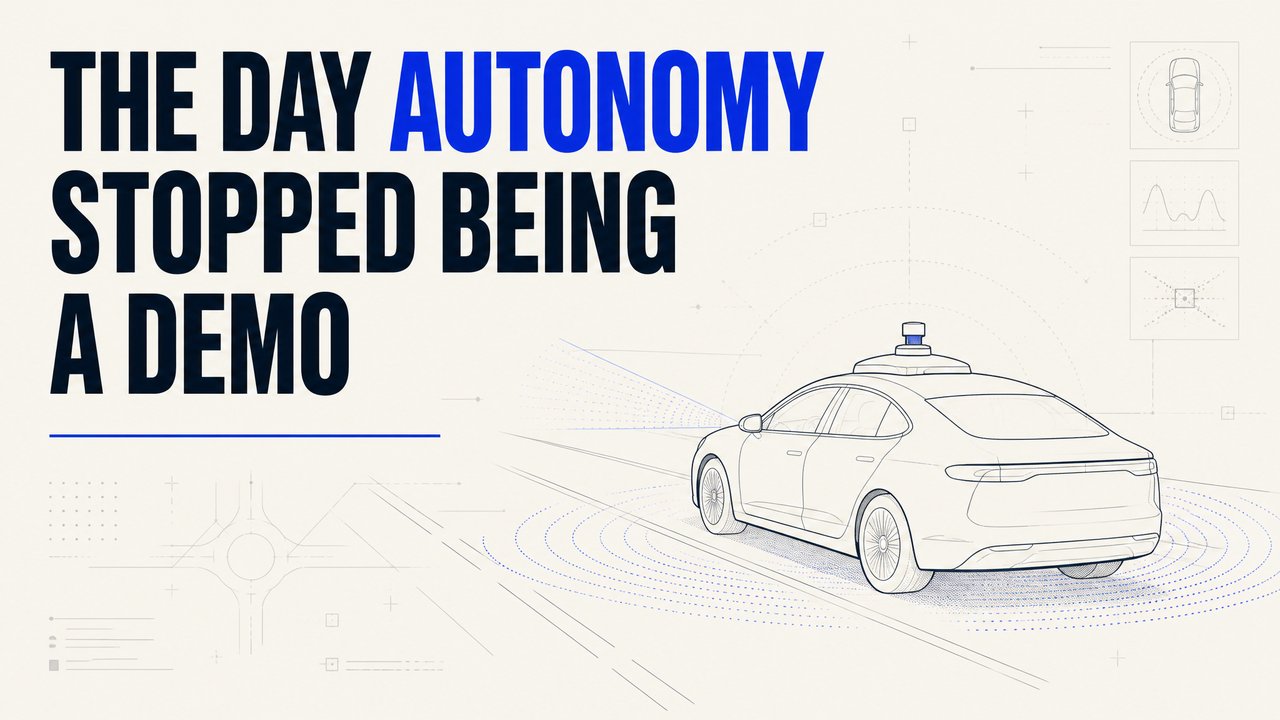 The Day Autonomy Stopped Being a Demo