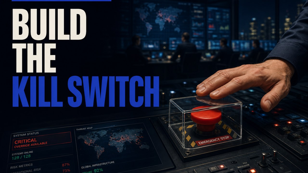 The Kill Switch You Hope You Never Need (and Must Still Build)