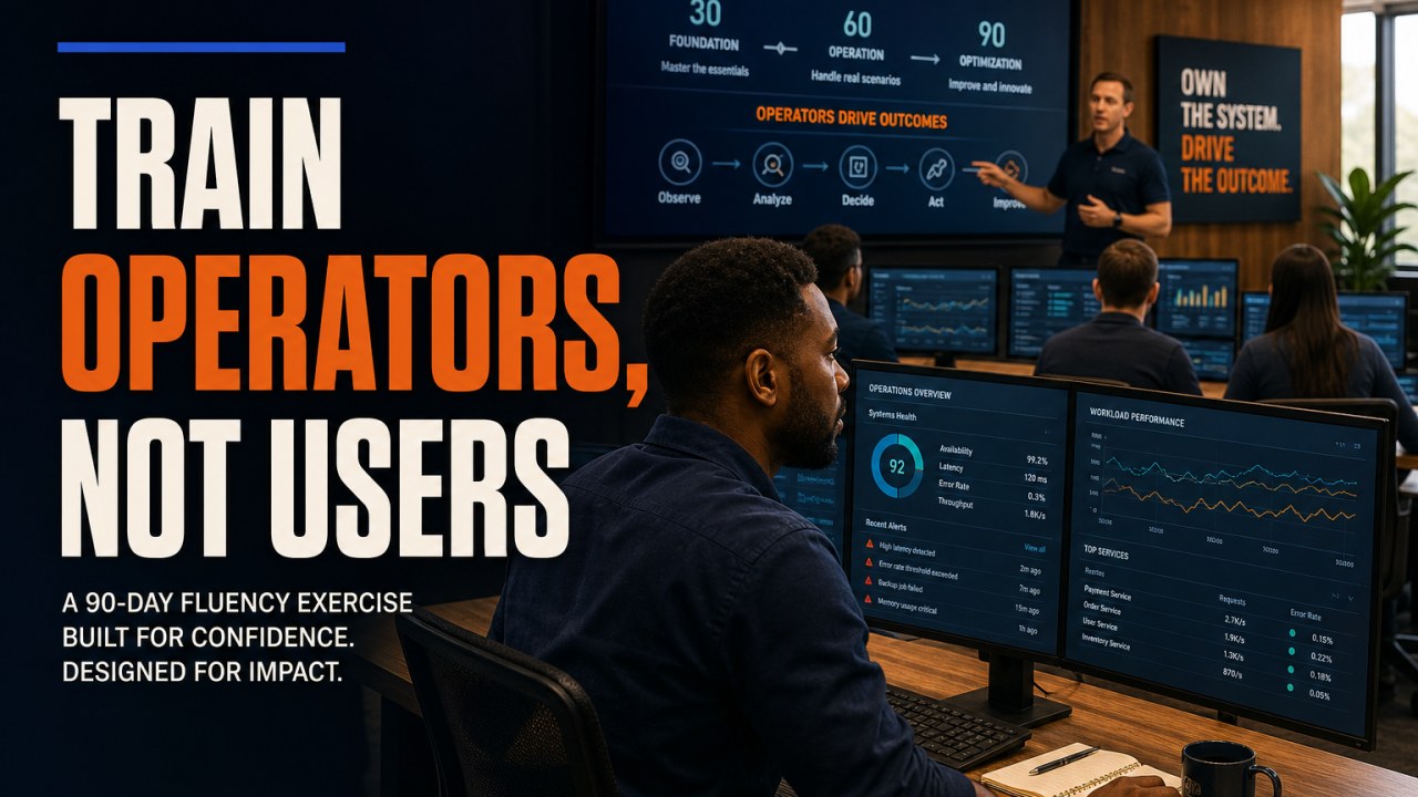 Train Operators, Not Users: The 90-Day AI Fluency Plan