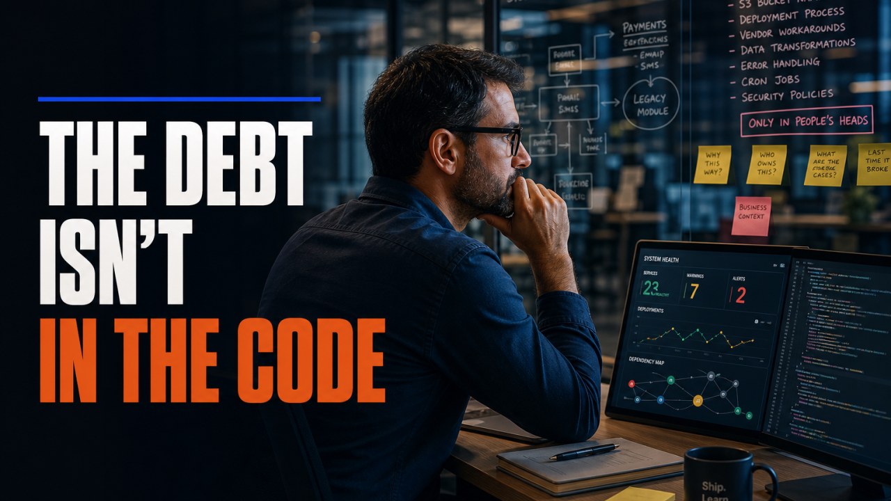 Your Biggest Technical Debt Isn't in the Code
