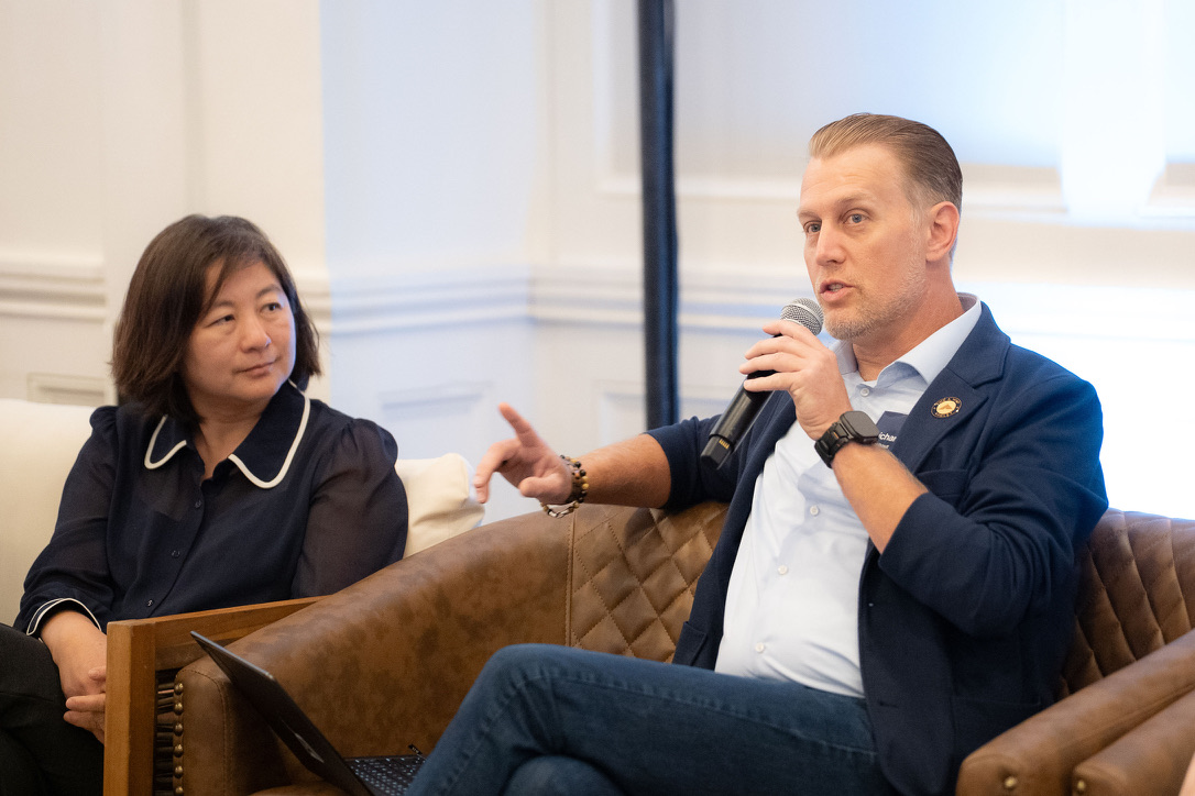 Richard Teachout on a panel